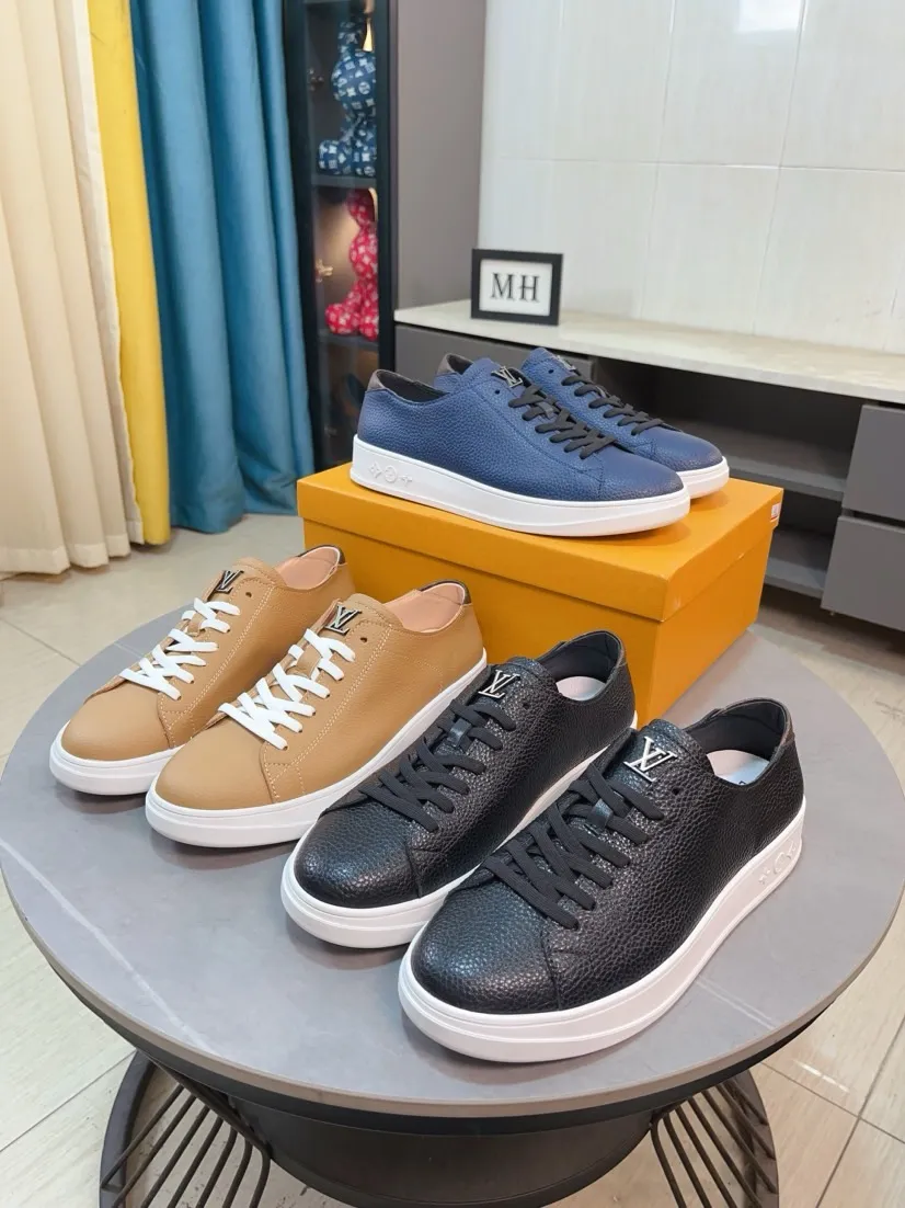 Men's shoes💰440🌹🌹[LV]🌹High-end brand of men's shoes: official website 1:1 latest masterpiece: the upper is made of Italian imported first-layer cowhide with special materials➕made of full genuine leather lining🔥, making walking more convenient and comfortable! Exclusive new style, stunning work [color]! Create a fashionable personality to set off your uniqueness! A must-have for trendy men! Classic🔥Number: 38-44